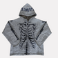 BONE ZIP HOODIE