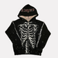 BONE ZIP HOODIE